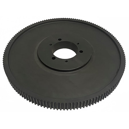 B&B Manufacturing F168-8MX21-SF, Timing Pulley, Cast Iron, Black Oxide,  F168-8MX21-SF